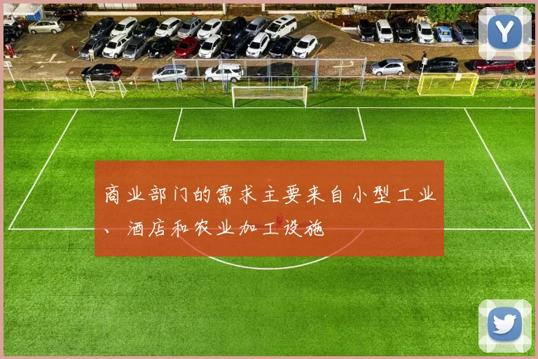 商业部门的需求主要来自小型工业、酒店和农业加工设施