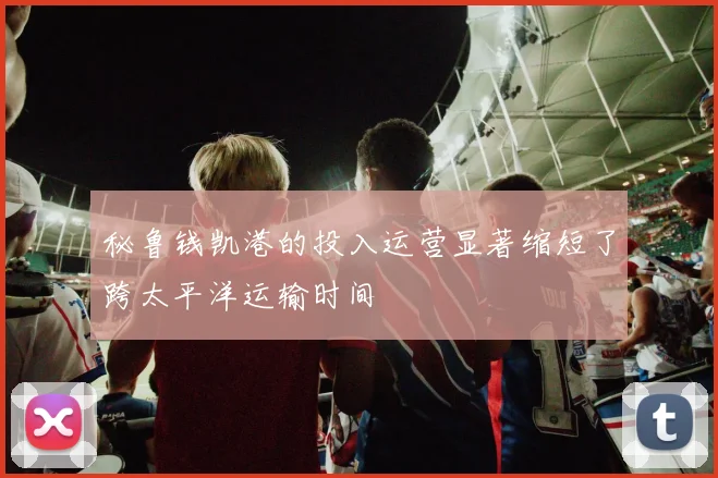 秘鲁钱凯港的投入运营显著缩短了跨太平洋运输时间