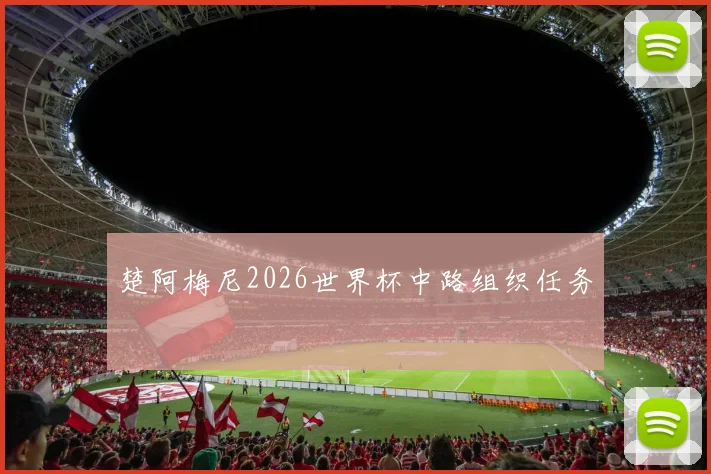 楚阿梅尼2026世界杯中路组织任务